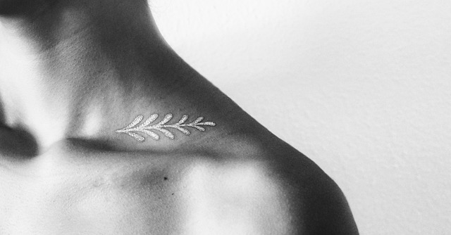 fine line minimal tattoo close-up portfolio photo